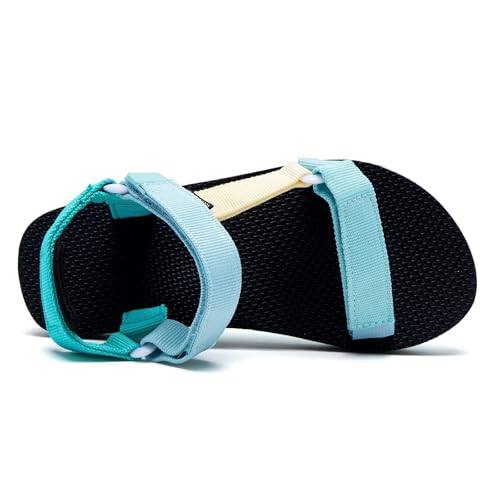 Image of WateLves Kids Sandals Boys Girls Lightweight Non-slip Athletic Sandals with Adjustable Webbing for Hiking Walking Beach Water Sports