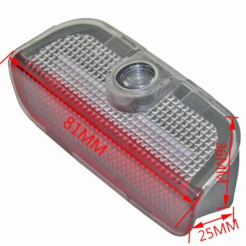 Lámpara Proyector Sombra LED para Puertas VW Golf Passat miniatura 2
