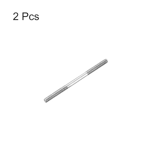 Miniatura 3 de MECCANIXITY Conector de varilla de empuje de acero inoxidable 304, varilla roscada de doble extremo para automóvil, barco, automóvil, avión, modelo