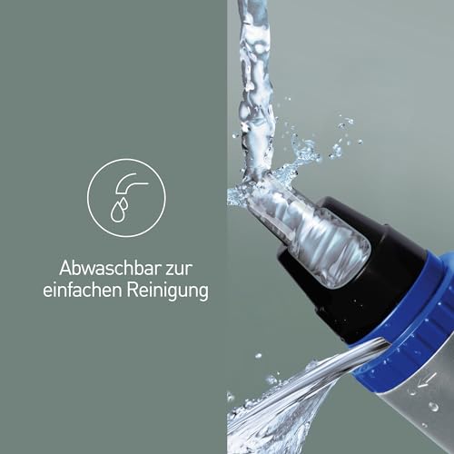 Panasonic ER-GN30-K503 Nass/Trocken Nasen- und Ohrhaartrimmer für Männer, hypoallergene...