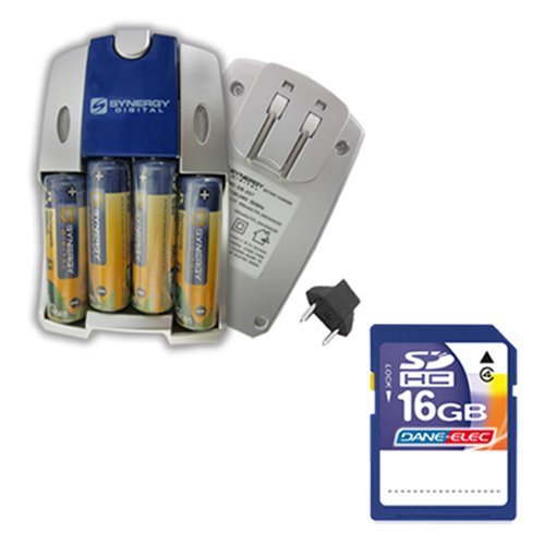 Synergy DigitalBrinno BFC100 Camcorder Accessory Kit includes: SB257 Battery, SD4/16GB Memory Card