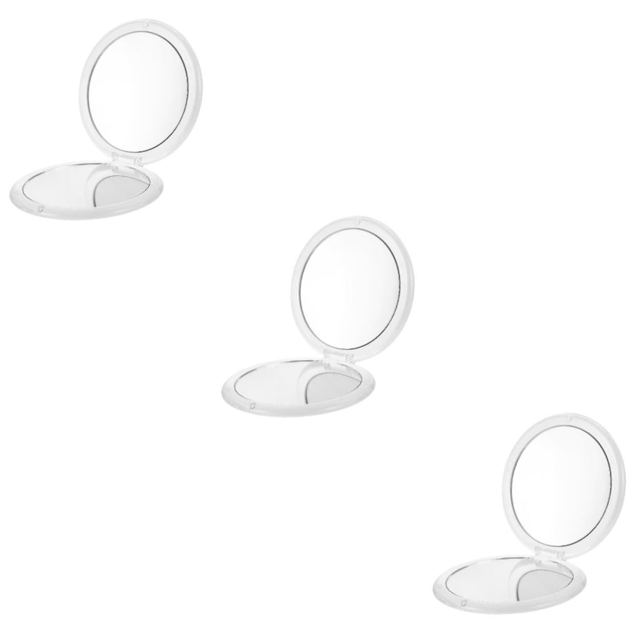Healeved 3 Specchietti Da Trucco Da Viaggio Compatti Ingranditori 10x Portatili Resistenti Facili Da Aprire E Chiudere Per Donne