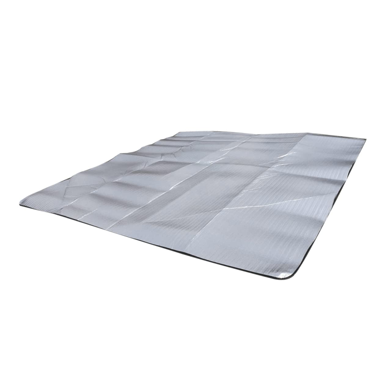 YARNOW Esterilla para Exteriores Aluminio Ligera y Plegable con Bolsa, Manta de Picnic Portátil y Cálida para Campamentos y Excursiones al Aire Libre