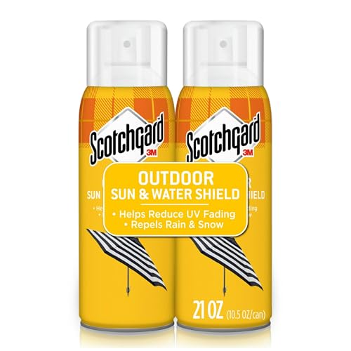 Scotchgard Sun and Water Shield, Repels Water, 10.5 Fluid Ounces (2 Cans)