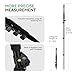 SingularXYZ Aluminum GPS Pole,Telescopic Survey Pole with Compression Lock and Compass, Durable GPS Rover Rod for Land Surveying Equipment & Engineering(5.91ft/1.8m)