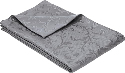 Erwin Müller Tagesdecke, Bettüberwurf hellgrau Größe 250x280 cm -...