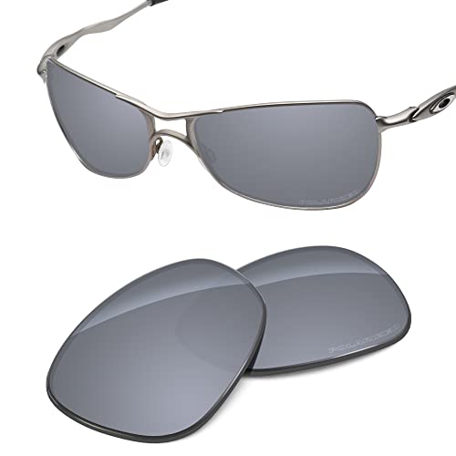 Verres Oakley Crosshair 1.0 (2005) argent métallisé polarisés et gravés premium