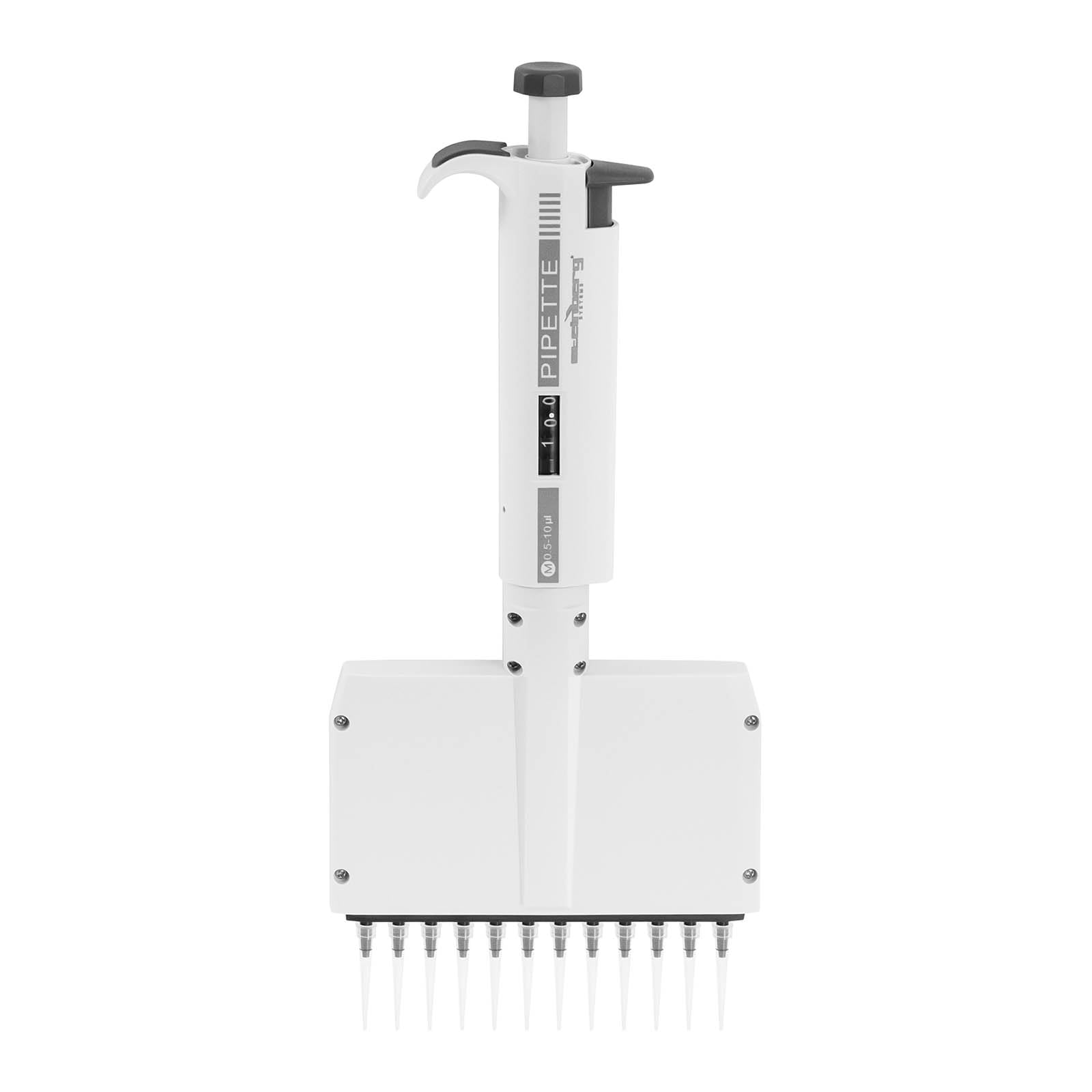 Steinberg Systems SBS-LAB-117 Pipeta multicanal para 12 puntas 0,0005-0,01 ml pipeta de 12 canales