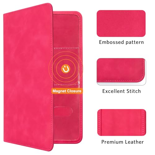 Image of CoBak Car Registration and Insurance Holder | Vehicle Glove Box Organizer, Auto Truck Compartment Document Case with Magnetic Closure for Insurance & Driver License