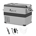 Alpicool CF45 Portable Fridge Freezer,12 Volt Car Refrigerator, 42 Quart (40 Liter) Fast Cooling 12V Car Fridge -4?~68?, Car Cooler, 12/24V DC and 100-240V AC for Outdoor, Camping, RV, Truck