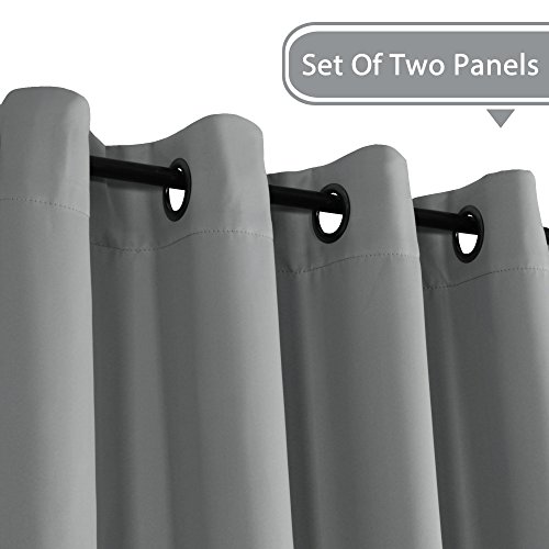image for H.VERSAILTEX Blackout Curtains for Bedroom 108 Inches Length, Extra Lo