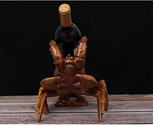 Soporte creativo para botellas de vino en forma de langosta miniatura 3