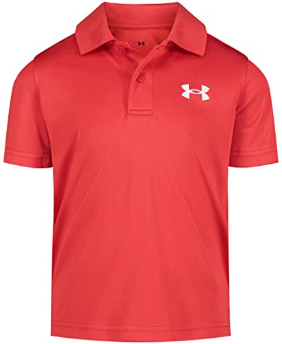 Image of Under Armour Boys' Matchplay Short Sleeve Golf Polo, Lightweight Performance Stretch, Logo Detailing