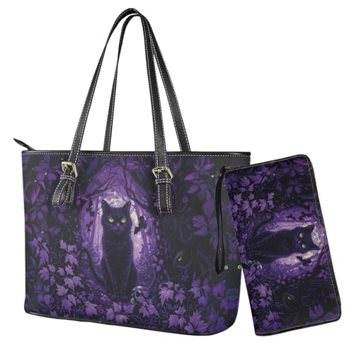 Set de Bolso y Billetera para Mujer con Asa Superior miniatura 1