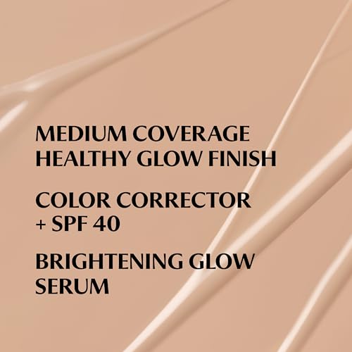 Image of IT Cosmetics CC+ Nude Glow SPF 40 - Medium Coverage Foundation, 2% Niacinamide + Hyaluronic Acid Brightening Glow Serum, Lightweight Up to 24H Hydration, Normal to Dry & Mature Skin - 1.08 fl oz