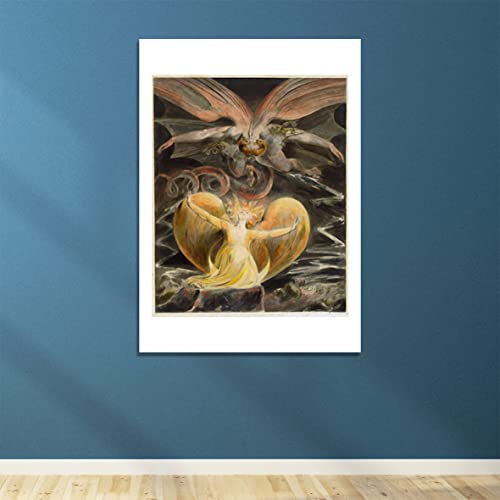 Poster William Blake The Great Red Dragon grand format mat - 4