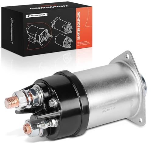 A-Premium Starter Solenoid Compatible with Ford & International Models - B600, B700, B800, F600, F700, F800, F900, L6000, L7000, L8000, L9000-12V