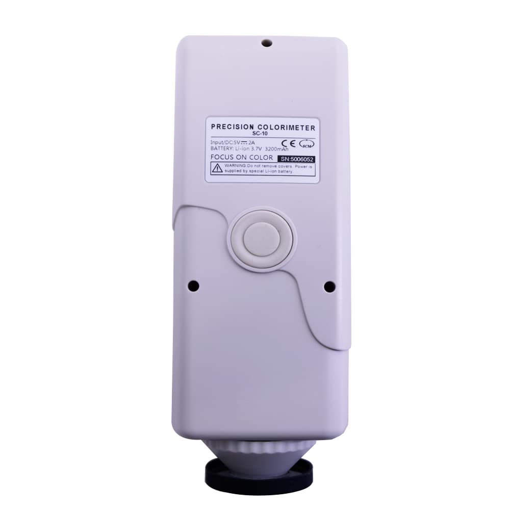 SC-10 Portable Colorimeter Digital Color Difference Meter 8/d 4mm Aperture Industrial Color Analyzer