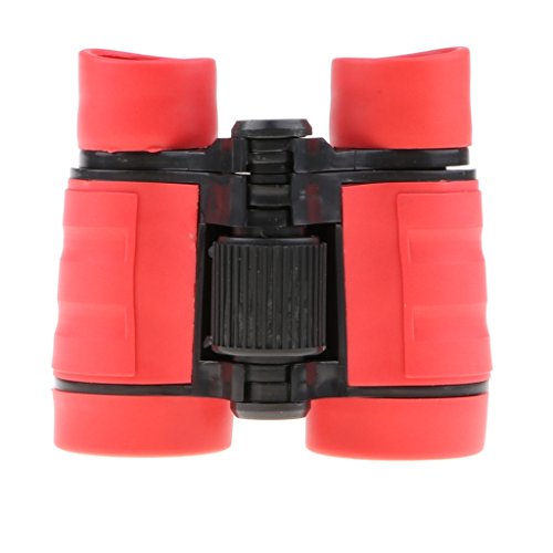 Preisvergleich Produktbild T TOOYFUL 4x30 Kunststoff Fernglas Teleskop Spielzeug Kinder Pädagogisches Spielzeug Im Freien - Rot