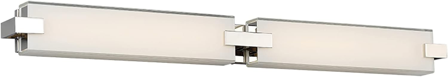 WAC Lighting dweLED, Bliss 36in LED Bathroom Vanity or Wall Light 2700K in Polished Nickel