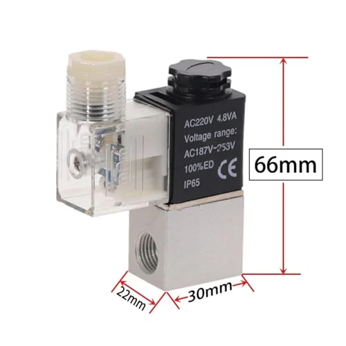 Électrovannes pneumatiques avec commutation rapide 4mm 220V - 4