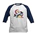 CafePress My Little Pony It Girl Kids Baseball Tee Kids Cotton Baseball Jersey, 3/4 Raglan Sleeve Shirt Navy/White