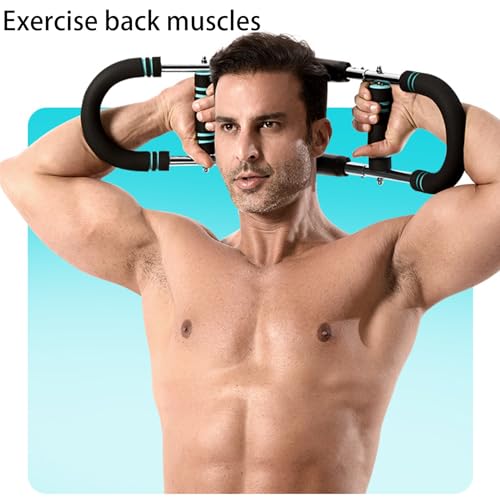 Mr. Sculpt Gorilla Bar, The Gorilla Bar for Chest Workout, 2025 Upgraded 60-110lb Adjustable Twister Arm Trainer, Detachable Portable Power Twister Barbell for Home Workout Equipment (Blue)