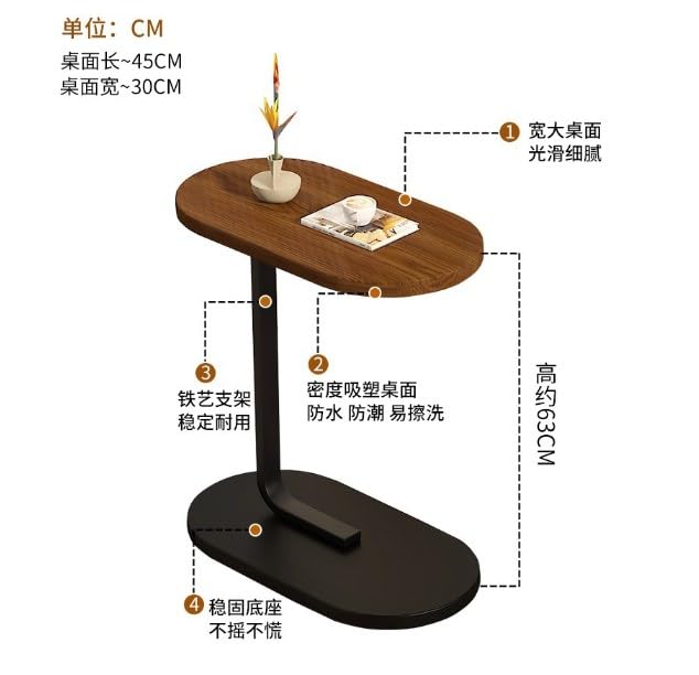 Amazon｜サイドテーブル キャスター付き ソファーテーブル コの字型