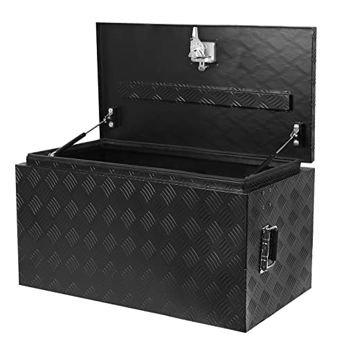 Merxeng 30 Inch Heavy Duty Aluminum Diamond Plate Tool Box Chest Box Pick Up Truck Bed Rv Trailer Toolbox Underbody Box Storage Lockable Organizer With Side Handle And Lock Keys #TOP3