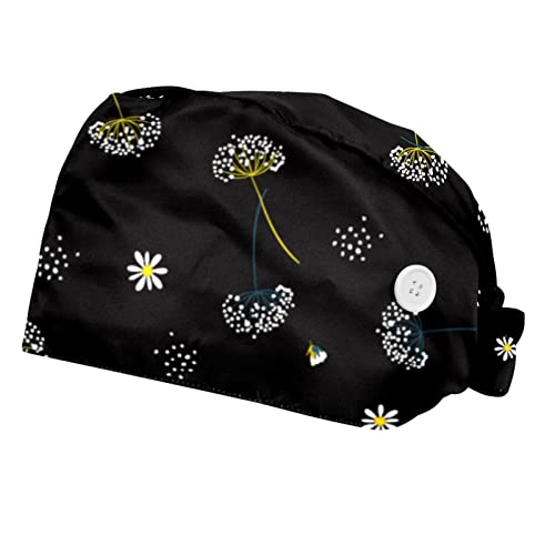Chapeaux bouffants avec bandeau anti-transpiration pour casquettes travail ajustables