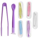 Fizzix 5-Pack Contact Lens Remover and Inserter Tool Set - Hygienic, Easy-to-Use, Includes Case, Perfect for Travel