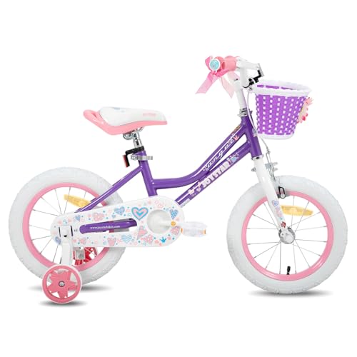 JOYSTAR 14 Zoll Kinderfahrrad für 3 4 5 Jahre alte Mädchen, 14 Zoll...
