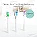 Smile Bright Store Platinum Sonic Toothbrush Replacement Brush Heads - Soft Bristles, 3 Count (Pack of 1)