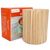 Sugormek 1000 Stück 14 cm große Kaffee-Rührstäbchen aus Holz, A+Stufe, glatte, abgerundete Kanten, Holzstäbchen für den täglichen Gebrauch oder andere Basteldesigns