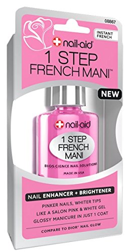 NAIL-AID 1 Step French Mani, French Sheer, 0.55 Fluid Ounce