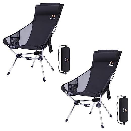 Ultralight Camping Chair + Folding Picnic Table Medium