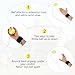 4 Stück Handgelenk Return Ball Mit Schnur - Springball für Kinder und Erwachsene - Gummi Rebound Ball für Spielen und Handgelenkübungen