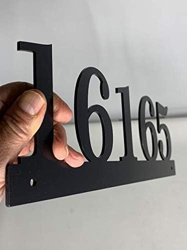 Miniatura 4 de Comfort House Señal de número de dirección escrito - Número de casa escrito - Números de bloque personalizados # P2284