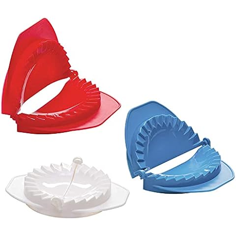 KEISSCO 3-Piece Dough Press Set: Perfect for Dumpling, Calzone, Ravioli, Empanada, Turnover & Pierogi Cover