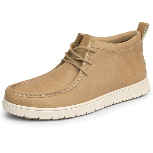 shoeslocker Casual Mens Loafers Shoes Chukka Ankle Boots Slip-on Lace Up