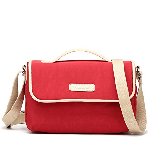 Sac de messager des dames petit paquet en toile et nylon à bandoulière