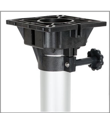 Oceansouth Pied De Siège Pilote Ajustable En Aluminium Anodisé - Base Robuste