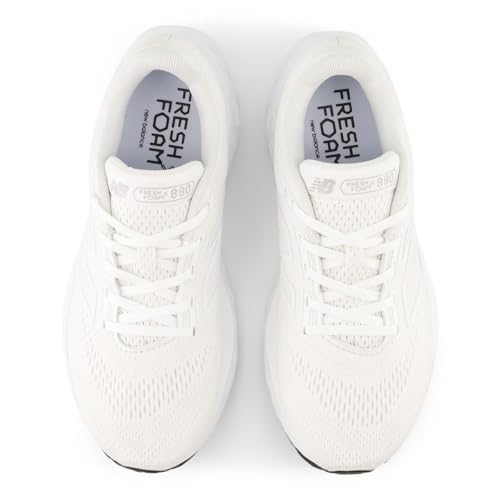 New Balance New Balance Women's Fresh Foam X 880 V14 Running Shoe, White/Silver Metallic/Sea Salt, 5.5 M