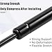 DUXZJEVS 2 Pcs Rear Tailgate Boot Gas Struts for Jeep Cherokee KL 2014 2015 2016 2017 2018, Car Springs Hydraulic Support Shock Bars Door Brackets Replace Accessories