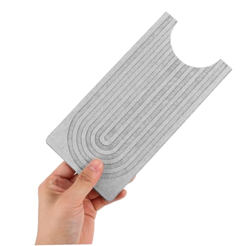 Tapis absorbant évier en diatomite mince léger et gris - 5