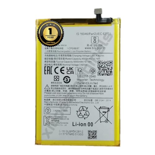 Image of Original BN5K Battery for Redmi 11A, 12C, 22120RN86C, 22120RN86G, 22120RN86I, 22126RN91Y Battery with 1 Year Warranty****(ZZ114)