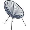 Shopisfy Organic Cotton Outdoor String Moon Chair - Grey : Amazon.co.uk ...