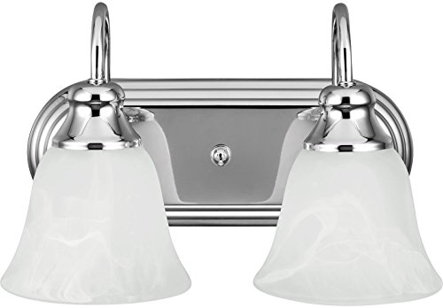 Generation Lighting 44940En3-05 Windgate Two - Light Wall/Bath Vanity Style Fixture, Chrome #TOP2