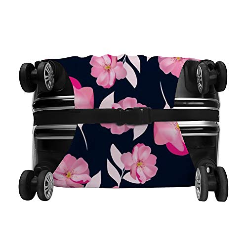 Housse de transport pour bagages protège valise contre rayures rose - 2