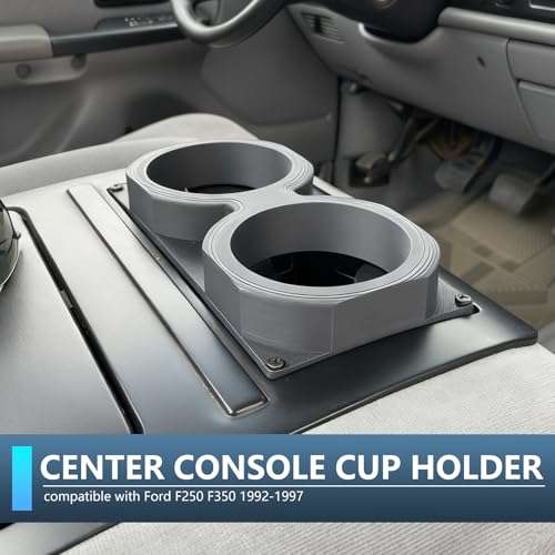 Portavasos doble para consola central Ford F250 F350 1992-1997 miniatura 2